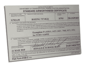 Standard Airworthiness Certification